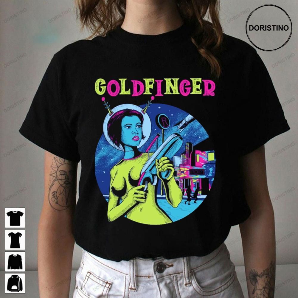 Light Blue Goldfinger Limited Edition T-shirts